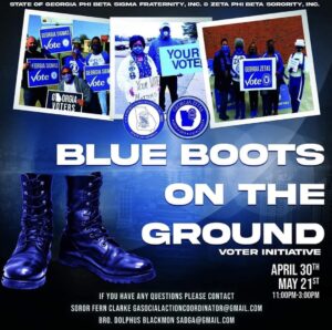 Blue Boots on the Ground